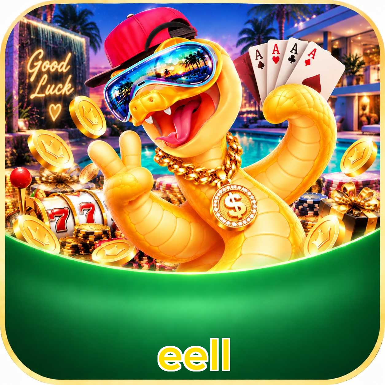 Catálogo de slots da eell com RTP médio de 96,52%